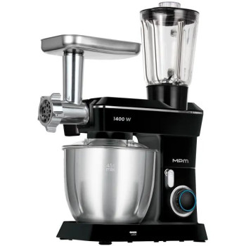 MPM MPM-MRK-24 konyhai robotgép 3az1ben robot, turmix, húsdaráló funkció 1400W, 5L, fekete 