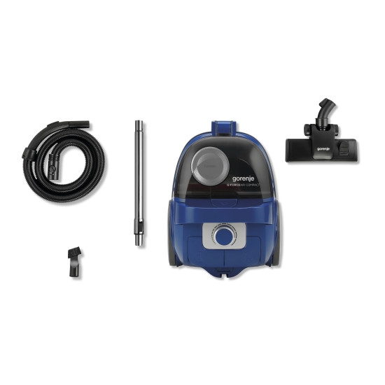 Gorenje VCEA01GACBUCY porzsák nélküli porszívó, 800W, kék 