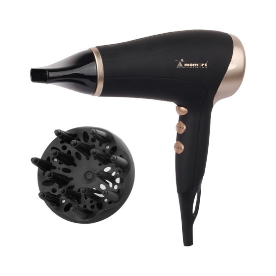 Momert 1609 ion funkciós hajszárító 2 sebesség és 3 hőmérséklet fokozat 2200W