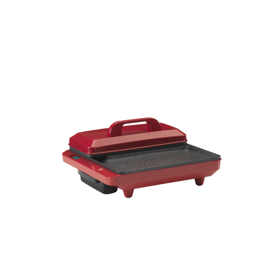 Trebs 99362 multi grill hús hal zöldség palacsinta vagy tojás számára piros szín