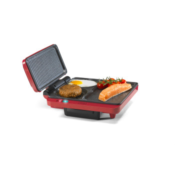 Trebs 99362 multi grill hús hal zöldség palacsinta vagy tojás számára piros szín