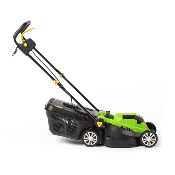 Fieldmann FZR 2031-E elektromos fűnyíró, 1350W, 32cm vágószélesség, zöld/fekete szín 