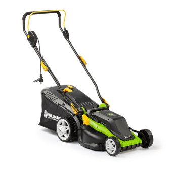 Fieldmann FZR2041-E elektromos fűnyíró, 1800W, 38 cm vágószélesség, zöld/fekete szín, FZR2041E