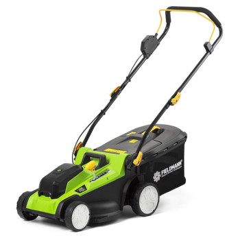 Fieldmann FZR 70375-0 akkumulátoros fűnyíró, gyűjtés funkció 