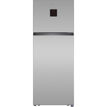 Tesla RD4650FTXE Total No Frost felülfagyasztós kombinált hűtőszekrény, 364/90L, 70.6x68.6x185 cm, inox  