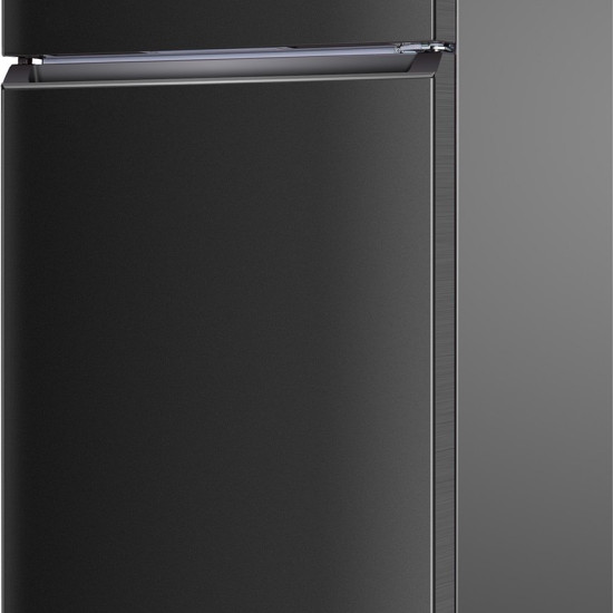 Tesla RD4650XTBE Total No Frost felülfagyasztós kombinált hűtőszekrény, 364/90L, 68.1x70.1x185 cm, fekete 