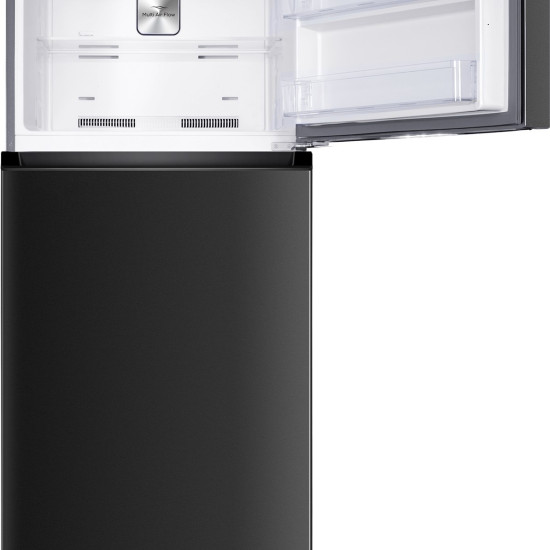 Tesla RD4650XTBE Total No Frost felülfagyasztós kombinált hűtőszekrény, 364/90L, 68.1x70.1x185 cm, fekete 