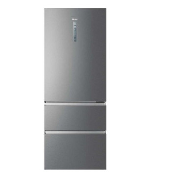 Haier A3FE743CPJ No Frost alulfagyasztós kombinált hűtőszekrény, 310/140L,70x67.5x190.6 cm, platina inox 