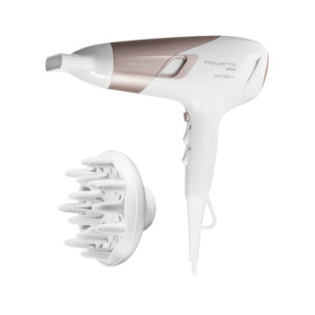 Rowenta CV5830F0 hajszárító fehér, 2100W, ion funkciós,  diffúzor, 3 hőmérséklet, 2 sebesség, 1.8 m vezeték