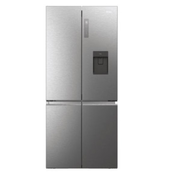 Haier HCW7819EHMP Total No Frost side by side hűtőszekrény francia ajtós kialakítással, 359/177L, 83x66.9x192.5 cm, platina inox 