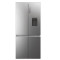 Haier HCW7819EHMP Total No Frost side by side hűtőszekrény francia ajtós kialakítással, 359/177L, 83x66.9x192.5 cm, platina inox 