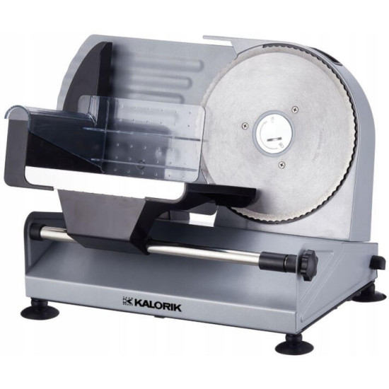 Kalorik AS2000SR fém szeletelőgép  2db cserélhető rozsdamentes acél vágópengével, 220W