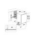 Whirlpool WH8IPB14AM6L0 teljesen beépíthető mosogatógép, 14 teríték, 3 kosár, automatikus ajtónyitás, 59.8x55.5x82 cm 