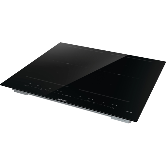 Gorenje GI6442BSCE beépíthető indukciós kerámialap, 59x52x5.3 cm, Bridge összekapcsolható főzőzóna, fekete szín