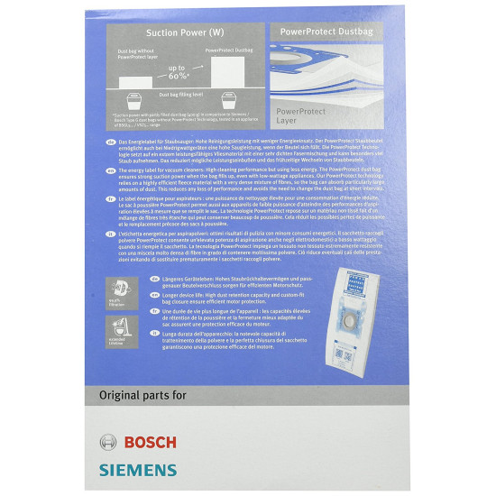 Bosch PowerProtect Premium porzsák szett 00577549