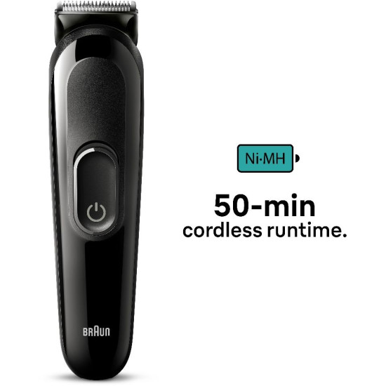 Braun MGK3410 6az1ben multifunkciós testszőrnyíró, fekete szín