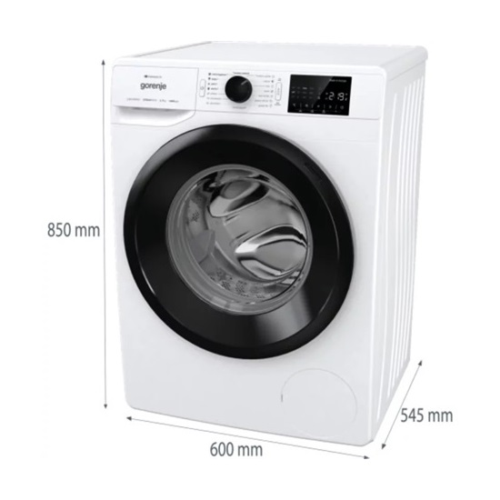 Gorenje WPNEI74ASWIFI elöltöltős mosógép, 7 kg, inverter motor, gőz, Wifi, 60x54.5x85 cm