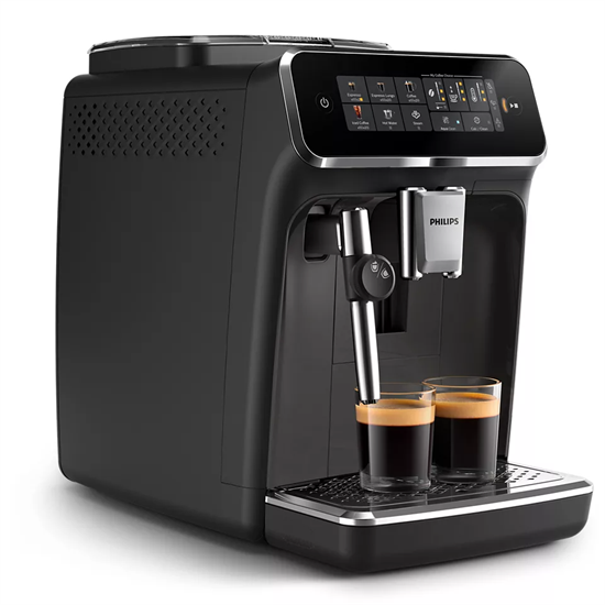 Philips EP3324/40 automata darálós kávéfőző, 1.8L, 1500W, fekete és fényes kasmírszürke