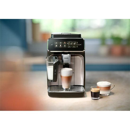 Philips EP3324/40 automata darálós kávéfőző, 1.8L, 1500W, fekete és fényes kasmírszürke