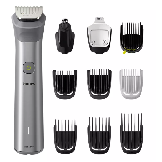 Philips MG5920/15 10az1ben mulltifunkciós testszőrnyíró, szürke/inox/fekete
