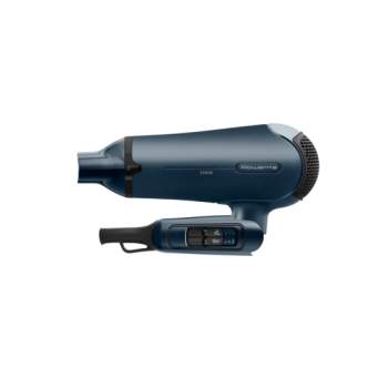 Rowenta CV4753F1 hajszárító tárolótáskával, 2200W, 3 hőmérséklet, 2 sebesség, levehető rács