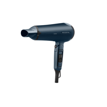 Rowenta CV4753F1 hajszárító tárolótáskával, 2200W, 3 hőmérséklet, 2 sebesség, levehető rács