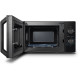 Toshiba MWP-MG20P BK mikrohullámú sütő, 700W, 20L, grill funkció, fekete 