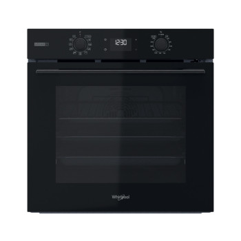 Whirlpool OMSK58RU1SB beépíthető sütő, pirolitikus és hidrolitikus tisztítás, 71L, 59.5x55.1x59.5 cm, fekete szín 
