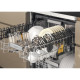 Whirlpool W7F HS51 mosogatógép, 15 teríték, 3 kosár, automatikus ajtónyitás, 60x59x85 cm