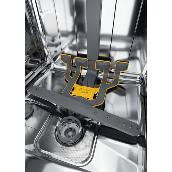 Whirlpool W7F HS51 mosogatógép, 15 teríték, 3 kosár, automatikus ajtónyitás, 60x59x85 cm