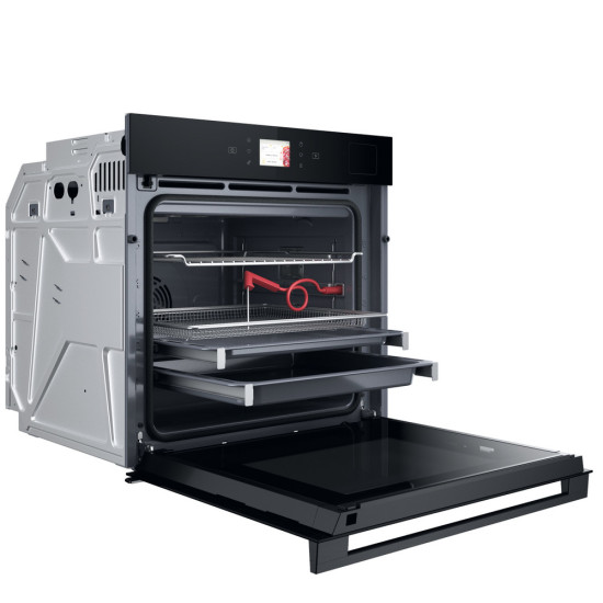 Whirlpool WOI9A8FPT2SBA beépíthető sütő, 73L, pirolitikus és hidrolitikus tisztítás, 59.5x56.4x59.7 cm, fekete szín 