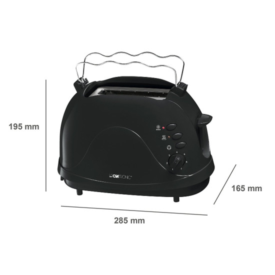 Clatronic TA3565 fekete kenyérpirító
