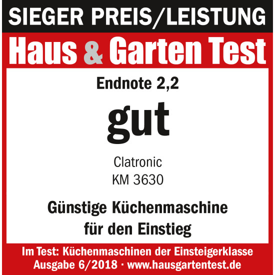 Clatronic KM 3630 piros konyhai robotgép piros KM3630 RD