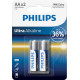 Philips LR6E2B ultra alkaline elem