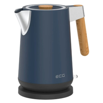 ECG RK 1768 Strix Timber Petrol vízforraló,1.7L,kék, fa fogantyúval 