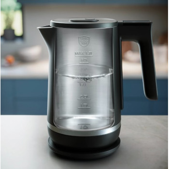 Philips HD9396/90 dupal falú 1.7 l fekete vízforraló, hőmérséklet szabályzás