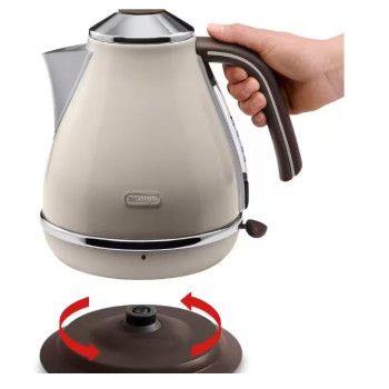 DeLonghi KBOV 2001.BG Icona Vintage 1,7L-es bézs vízforraló