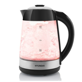 Hyundai VK780 üveg vízforraló, 2200W, 1.7L, vízhőmérséklet szabályozás 
