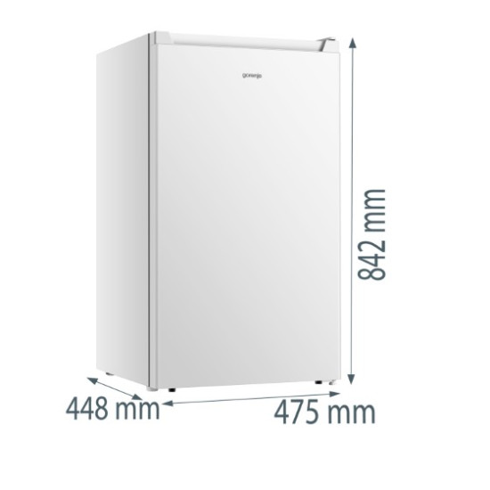 Gorenje F39EPW4 fagyasztószekrény, 61L, 47.5x46.8x84.2 cm 