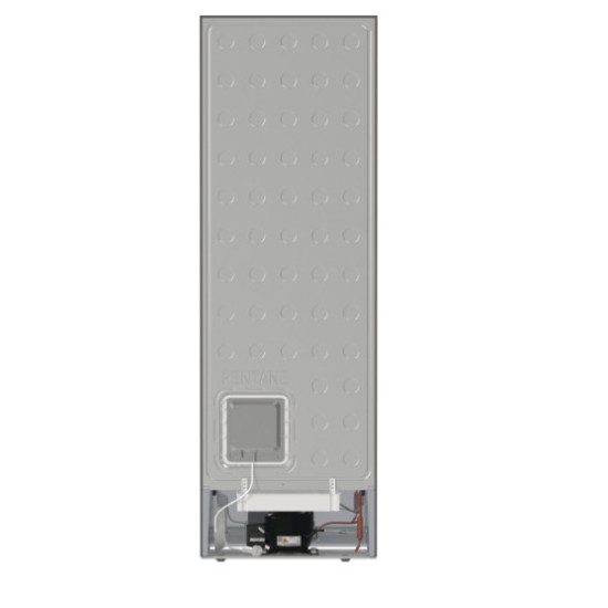 Gorenje NRK619DA2XL4 No Frost Plus alulfagyasztós kombinált hűtőszekrény, inverter kompresszor, 204/96L, 60x59.2x185 cm, szürke metál textúra szín 