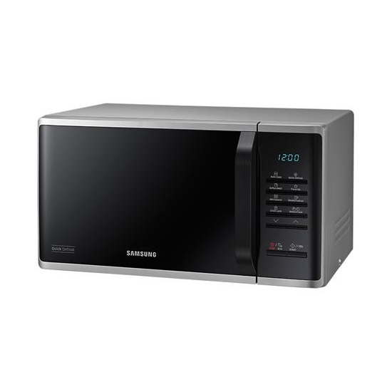 Samsung MS23K3513AS/EO mikrohullámú sütő, 23L, ezüst, 800W