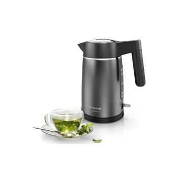 Bosch TWK5P475 vízforraló, 2400W, 1.7L, klasszikus szürke kristály/sötétszürke szín 