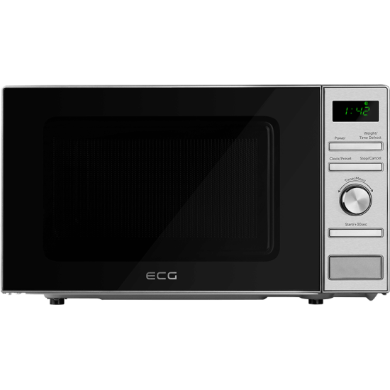 ECG MTD2071SE inox mikrosütő digitális óra