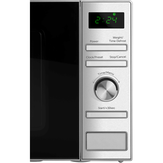 ECG MTD2071SE inox mikrosütő digitális óra