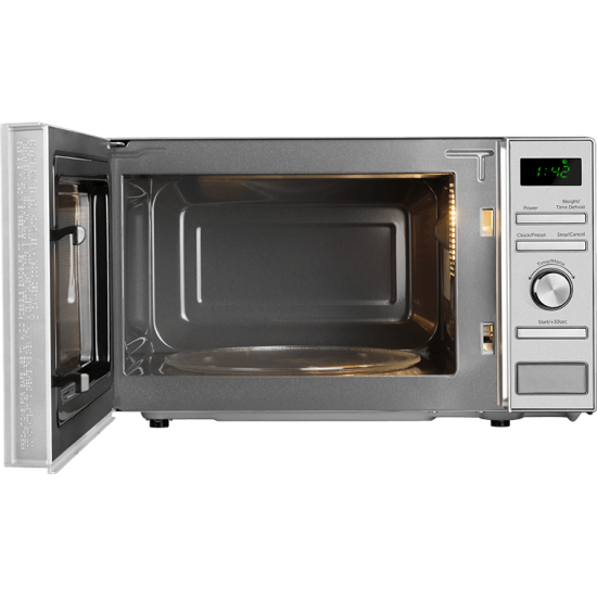 ECG MTD2071SE inox mikrosütő digitális óra