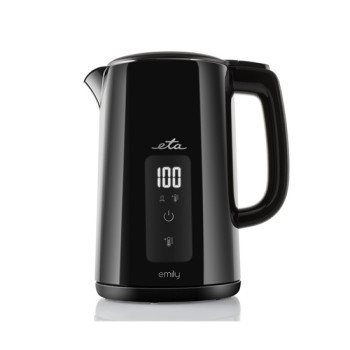 Eta 459590000 vízforraló, 2200W, 1.5L, fekete szín, vízhőmérséklet szabályozás, dupla fal, Strix biztonsági rendszer, LED kijelző 
