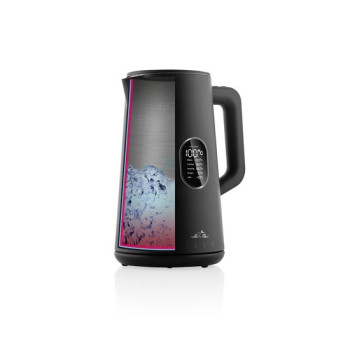 Eta 559790000 vízforraló, 1800W, 1.5L, dupla fal, vízhőmérséklet szabályozás, LED kijelző, fekete szín 