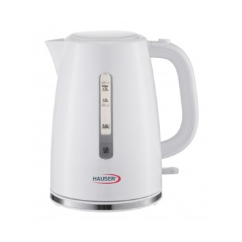 Hauser JK-817 vízforraló, 2200W, 1.7L, fehér szín 