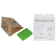 Rowenta ZR004101 6 db papír porzsák, 1 HEPA SZŰRŐ Rowenta Compacteo City Space típusokhoz
