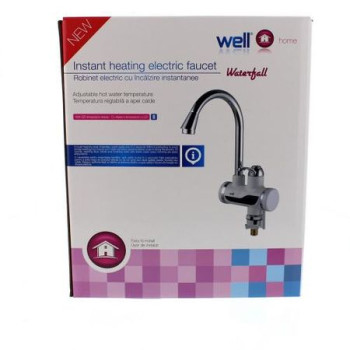 Elektromos átfolyós vízmelegítő csaptelep Well FCT-EL-WATERFALL-WL